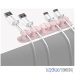 CO110 Cable Organizer Clips - 5 Bays, 4 Storage Compartments - Pink - Image 5